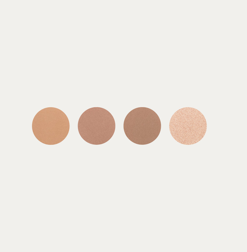 Healthy Touch Eyeshadow Palette in Everyday Browns
