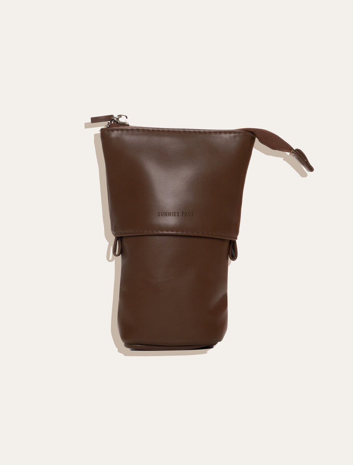 Extendable Brush Bag in Milk Chocolate