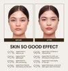 Jasmine wears Skin So Good in Buttermilk as base