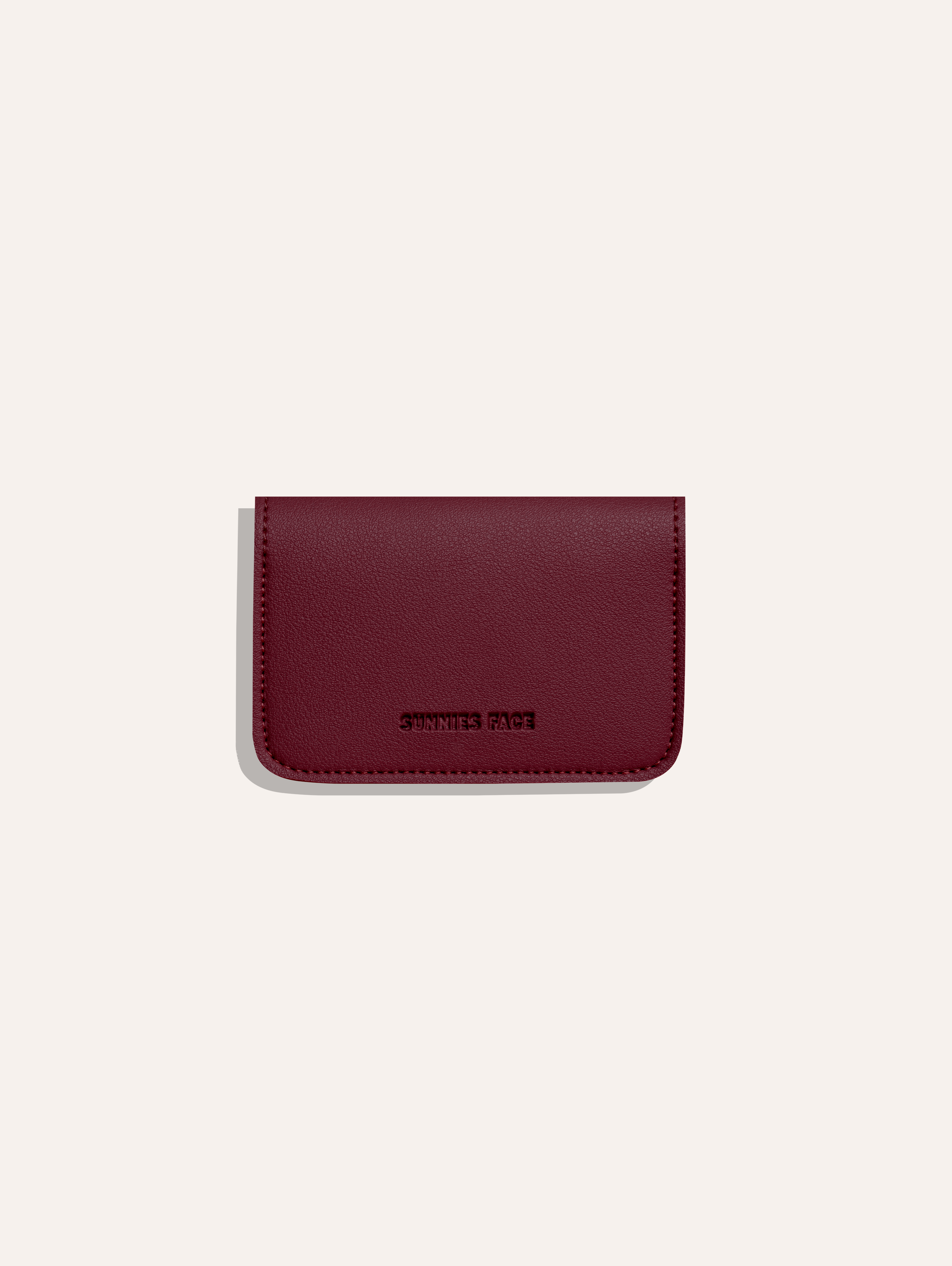 Compact Wallet in Beet