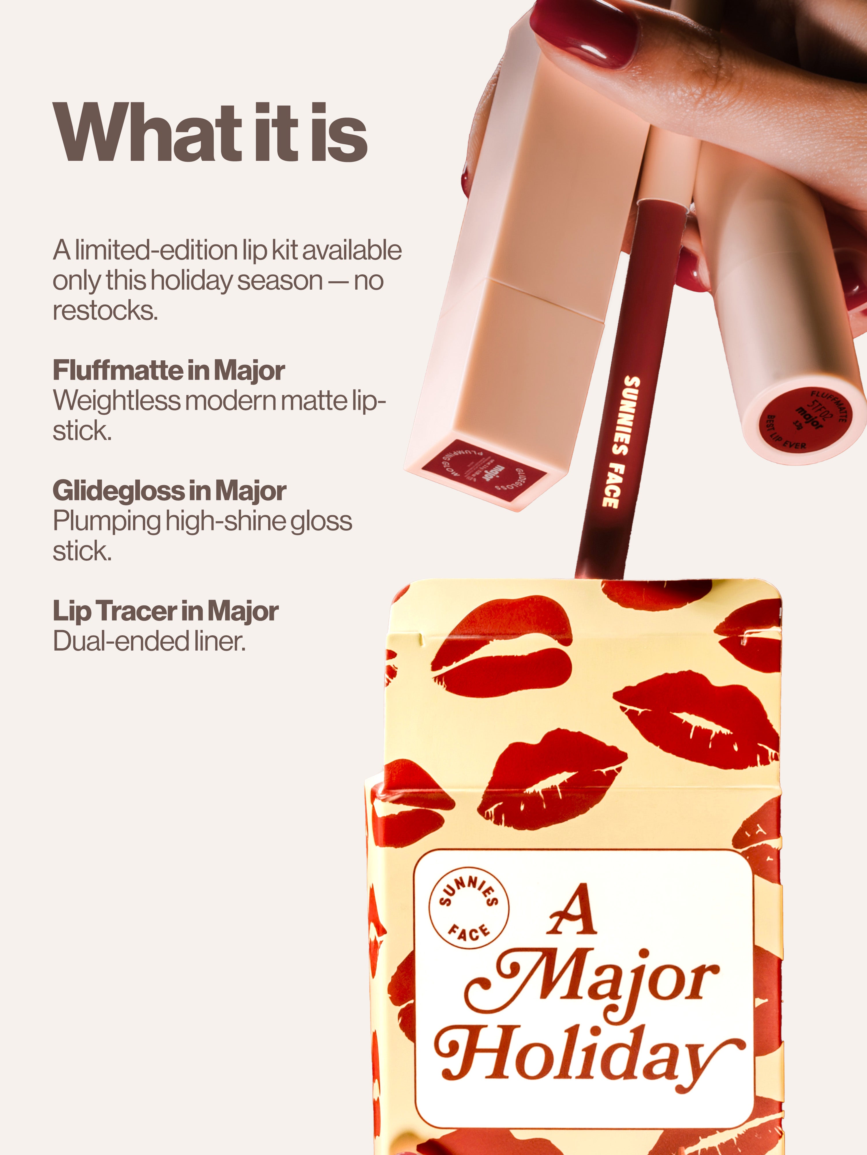 A Major Holiday Lip Kit