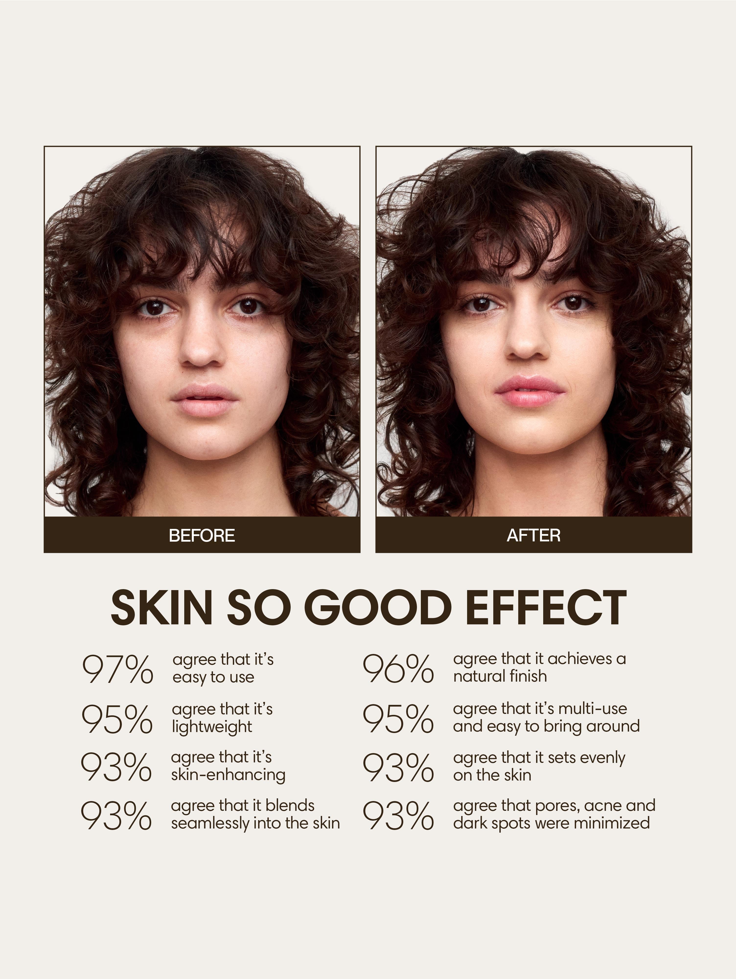 Ilana wears Skin So Good in Ecru as base