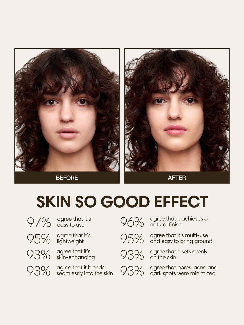 Ilana wears Skin So Good in Ecru as base