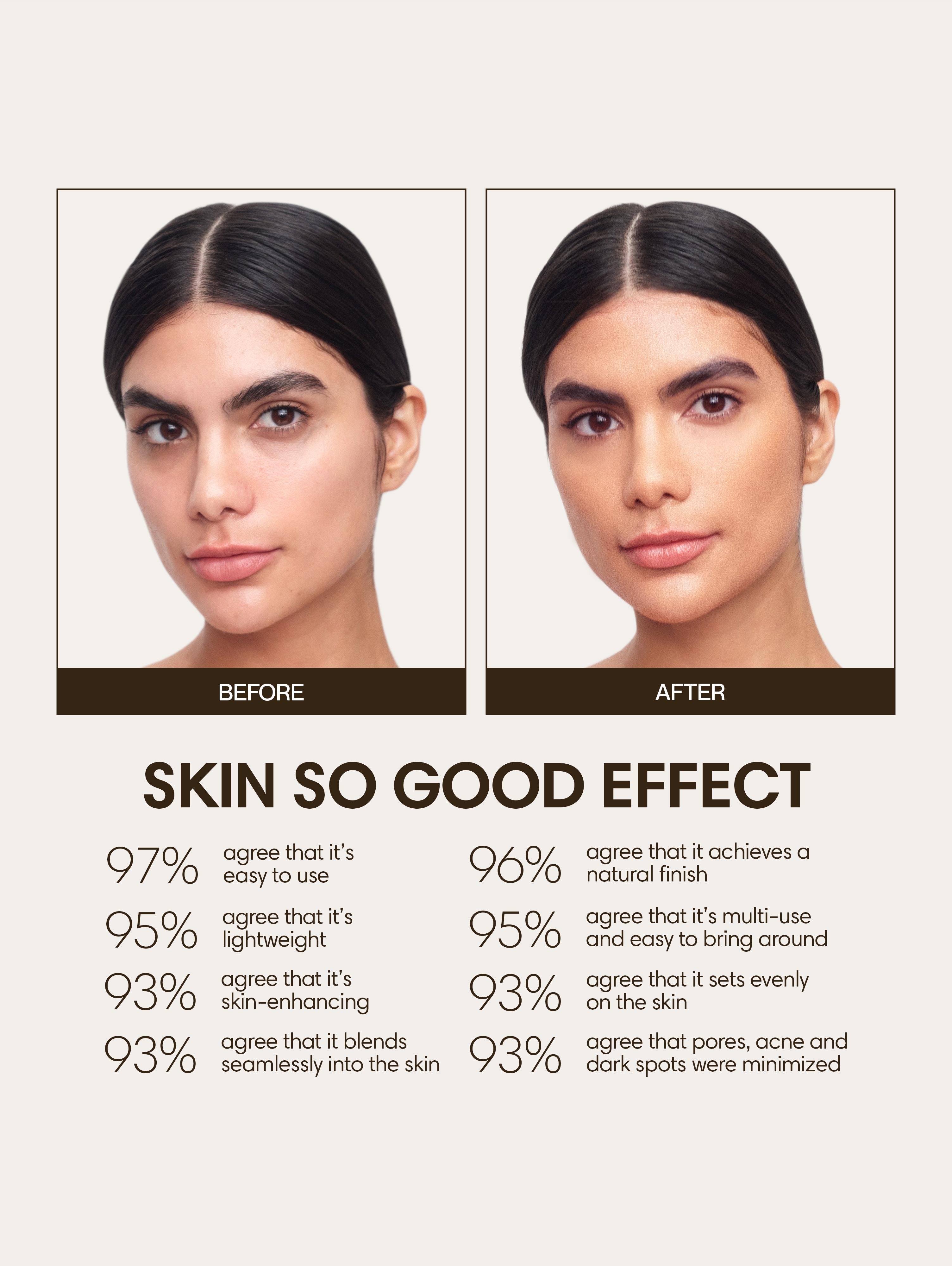 Gabriela wears Skin So Good in Palomino as base